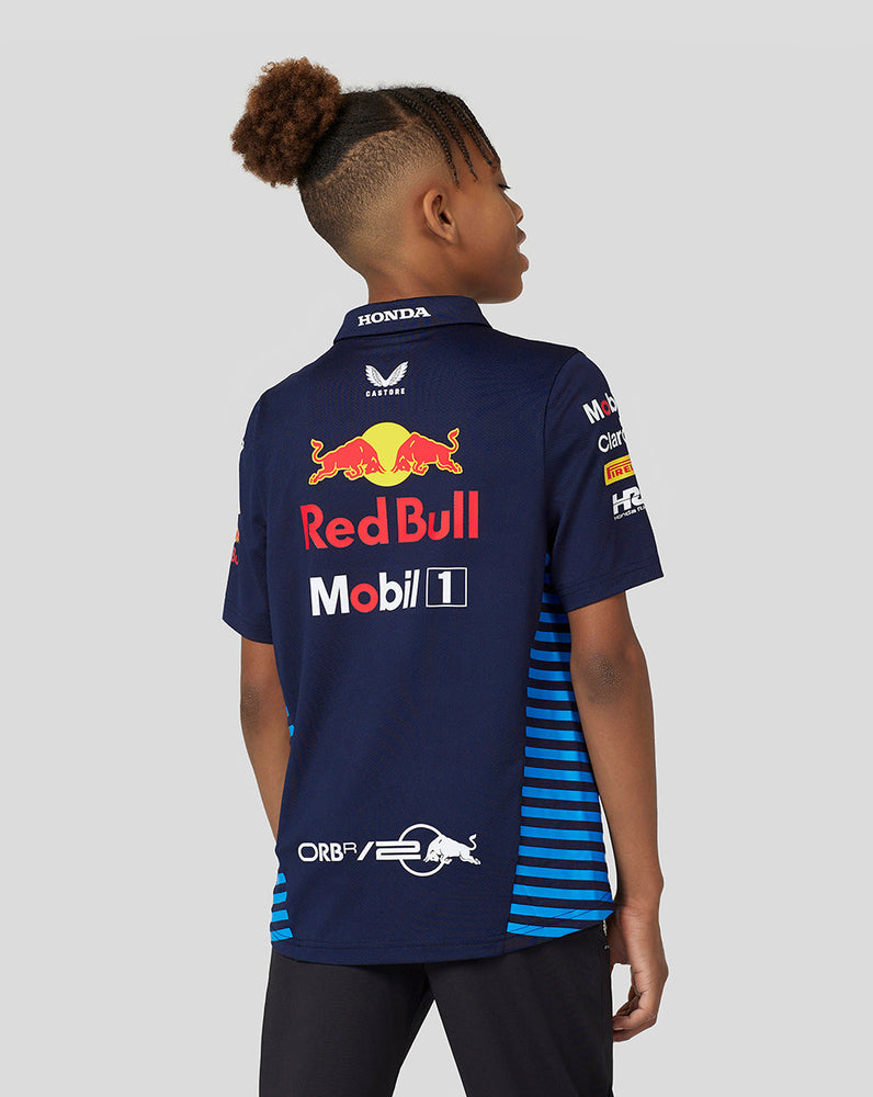 Polo de manga corta Oracle Red Bull Racing Junior Oficial Teamline - Night Sky