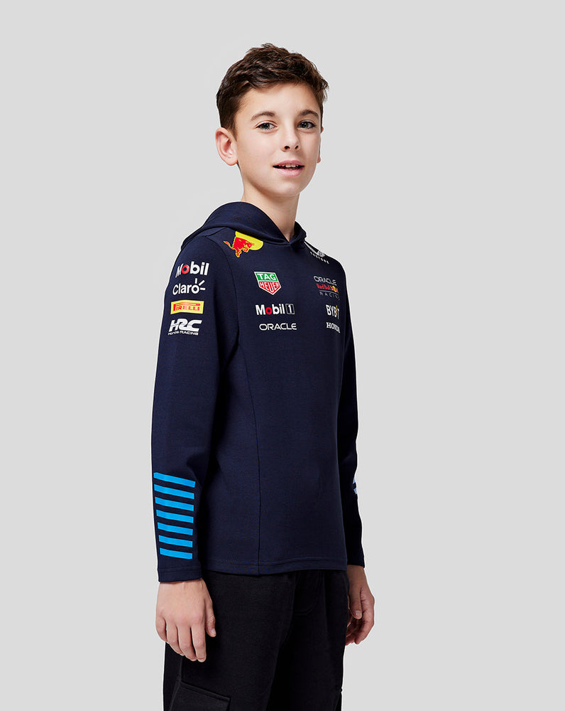 Sudadera con capucha Oracle Red Bull Racing Junior Official Teamline - Night Sky