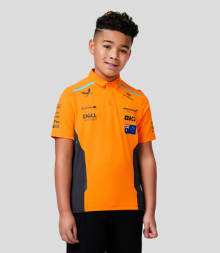 Polo oficial Junior McLaren Teamwear Oscar Piastri Fórmula 1