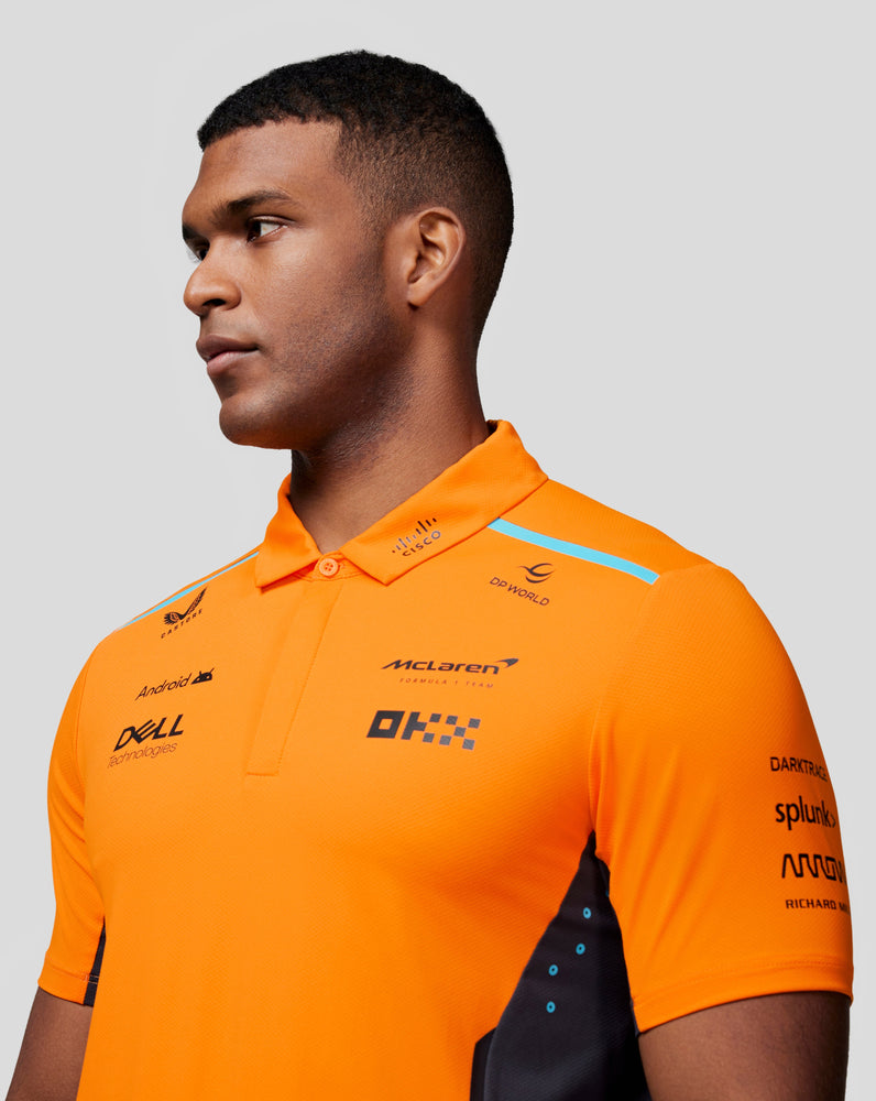 Polo oficial de McLaren Teamwear para hombre Fórmula 1