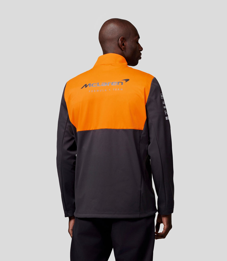 Chaqueta Soft Shell oficial McLaren Teamwear para hombre Fórmula 1