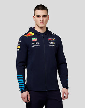 Sudadera con capucha Oracle Red Bull Racing Official Teamline Full Zip para hombre - Night Sky