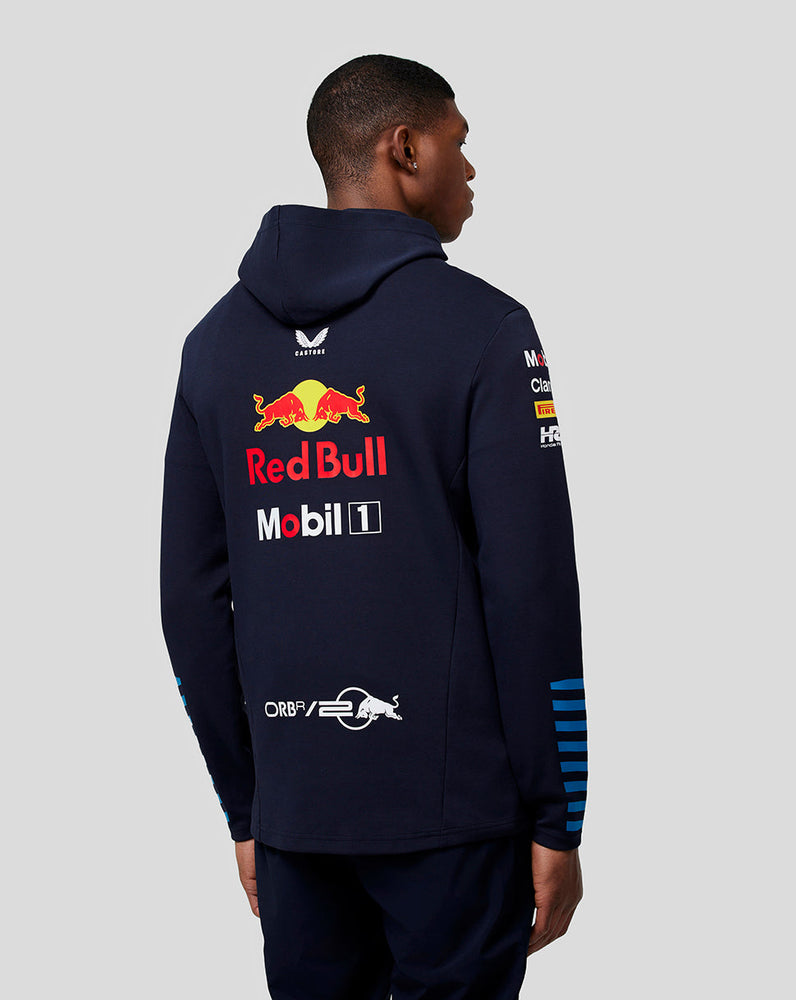 Sudadera con capucha oficial Teamline Oracle Red Bull Racing para hombre - Night Sky