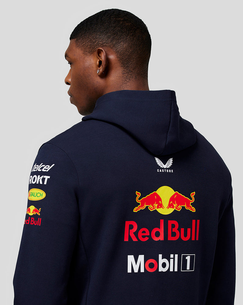 Sudadera con capucha oficial Teamline Oracle Red Bull Racing para hombre - Night Sky