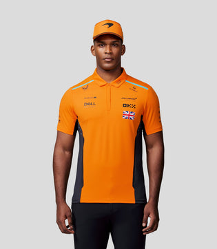 Polo oficial de McLaren Teamwear para hombre Lando Norris Fórmula 1