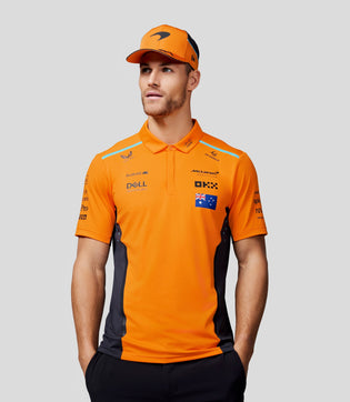 Polo oficial McLaren Teamwear para hombre Oscar Piastri Fórmula 1