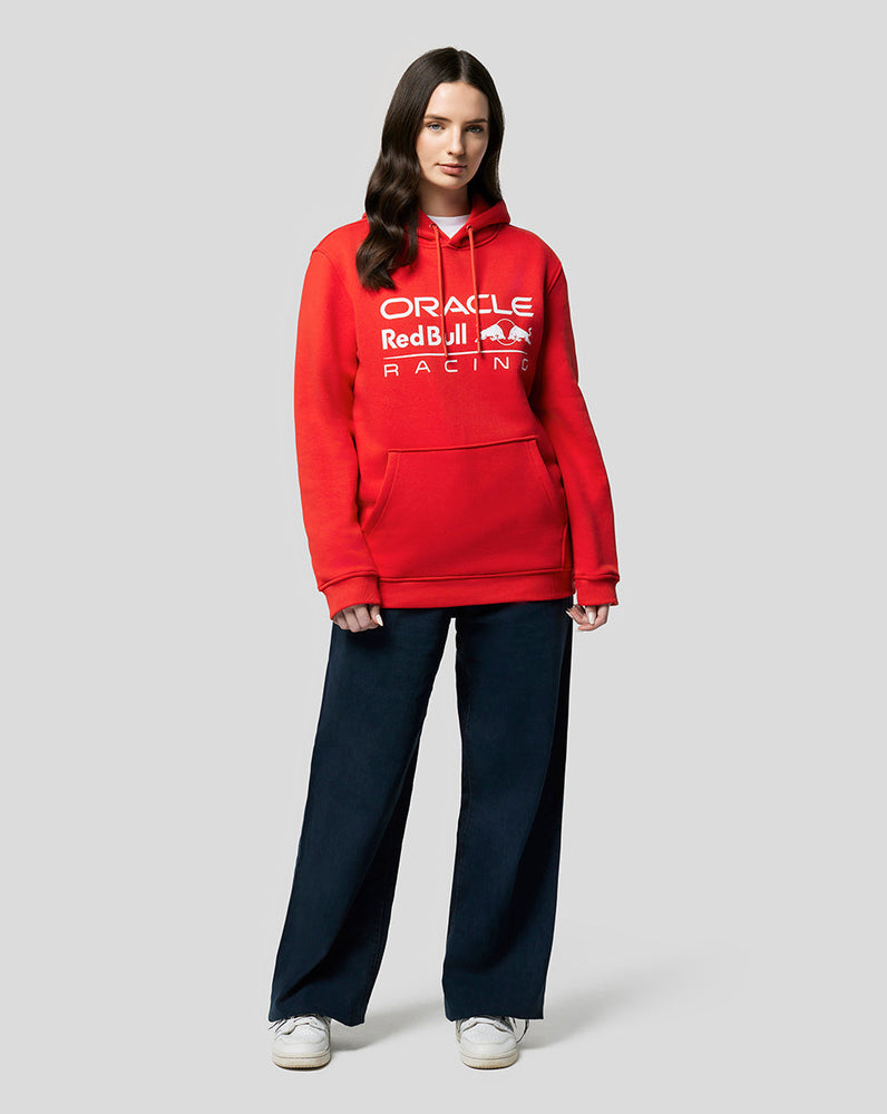 SUDADERA CON CAPUCHA ORACLE RED BULL RACING UNISEX CORE – FLAME SCARLET