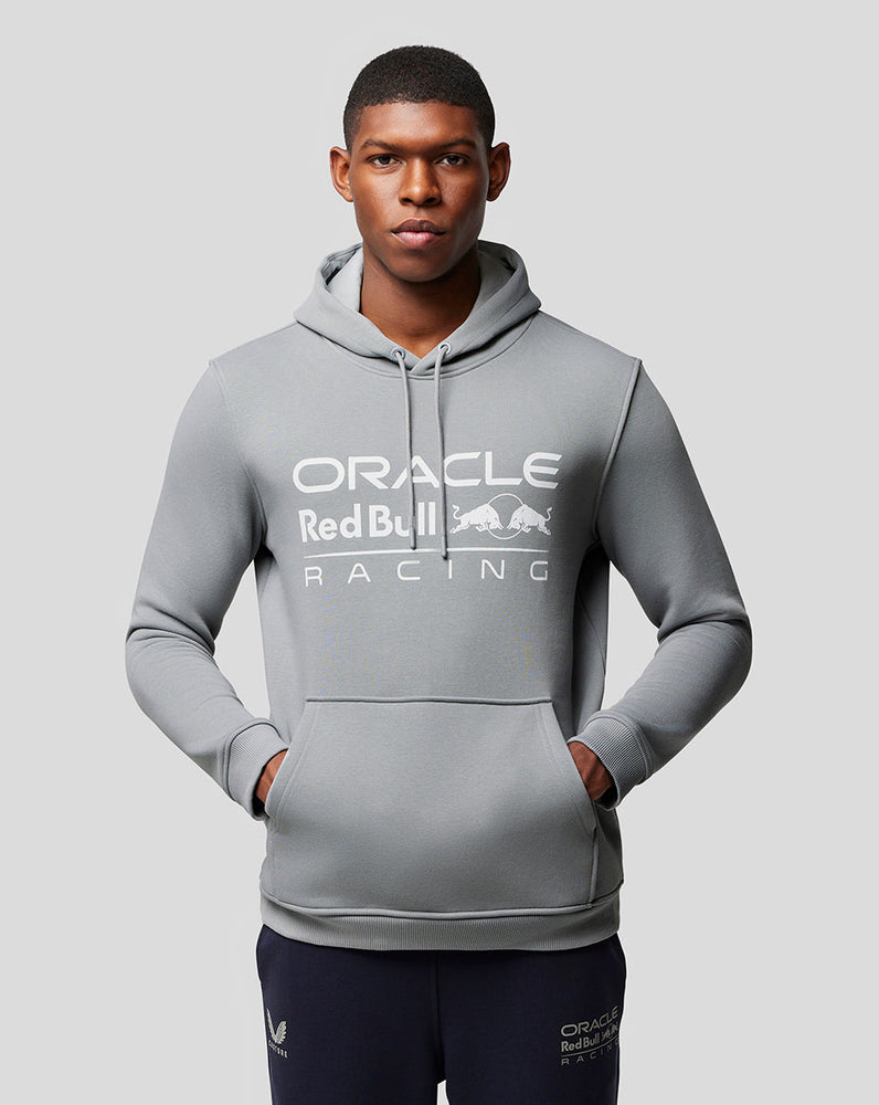 SUDADERA CON CAPUCHA ORACLE RED BULL RACING UNISEX CORE - GRIS