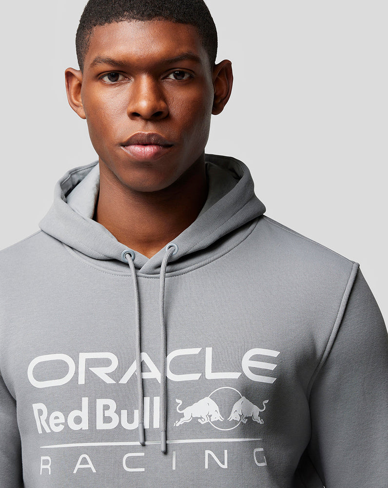 SUDADERA CON CAPUCHA ORACLE RED BULL RACING UNISEX CORE - GRIS